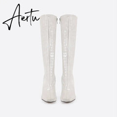 Women Square-Toe Side Zip Boots mysite