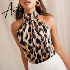 Women Summer Off Shoulder Halter Blouse Shirts Sexy Backless Solid Color Tops Ladies Elegant Short Sleeve Shirt Blusas 2XL Aiertu