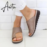 Women Summer Slippers Non-slip Platform Wedges Slippers Female Beach Shoes female Flip Flops Women new Casual Sandals Aiertu