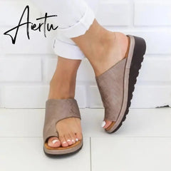 Women Summer Slippers Non-slip Platform Wedges Slippers Female Beach Shoes female Flip Flops Women new Casual Sandals Aiertu