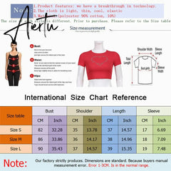 Y2k Aesthetic Graphic Tank Tops Women Rhinestone Heart Shape Print Vest O Neck Short Sleeve Crop Top Summer Slim Tanks Short Top Aiertu