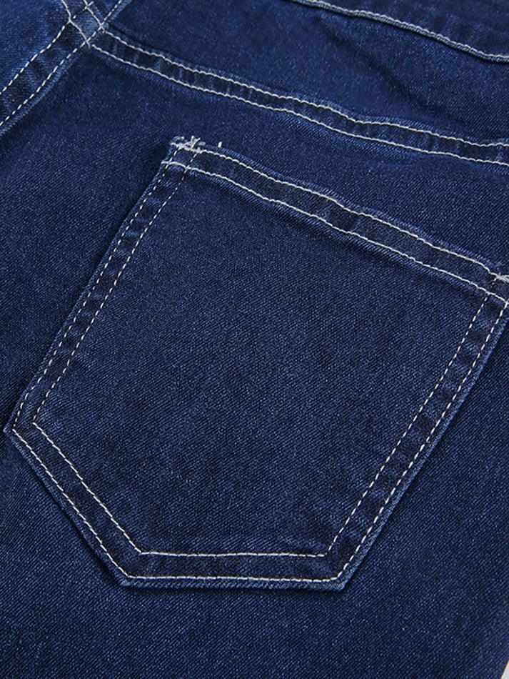Aiertu  Classic High Waist Flare Jeans Aiertu