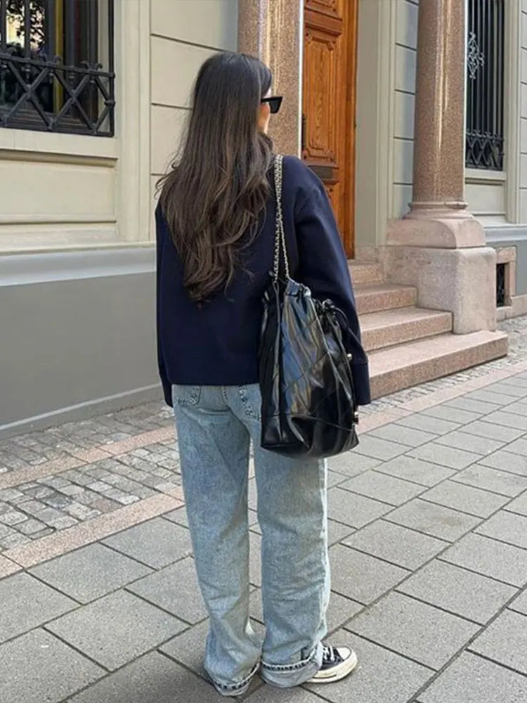 Aiertu  -   Fur Jackets Women Casual Loose High Neck Long Sleeves Thick Coats Female Autumn Winter Fashion Solid Warm Outwear Lady Aiertu