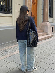Aiertu  -   Fur Jackets Women Casual Loose High Neck Long Sleeves Thick Coats Female Autumn Winter Fashion Solid Warm Outwear Lady Aiertu