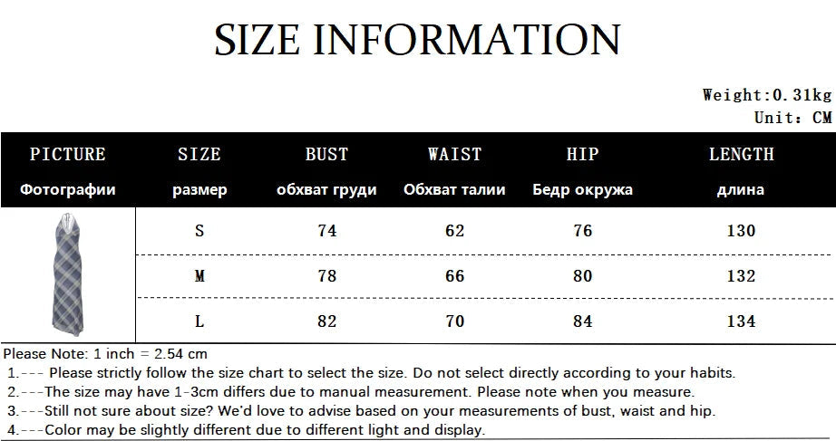 Aiertu  Plaid Print Elegant Vintage Lace Edge V-neck Sexy Halter Backless Bodycon Maxi Dress Summer New Evening Women Vestidos Aiertu