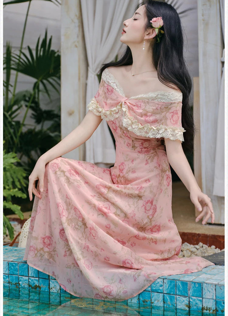 Aiertu  Honey Rose Shabby Chic Princesscore Dress Aiertu