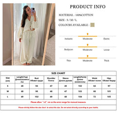 Aiertu  Printing Women Sleepwear Suit Long Sleeve Pajamas V-Neck Nightie Crop Top Nightwear Pants Casual Ladies Home Clothes Aiertu