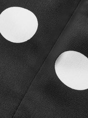 Aiertu  One-Shoulder Polka Dot Peplum Dress shopify