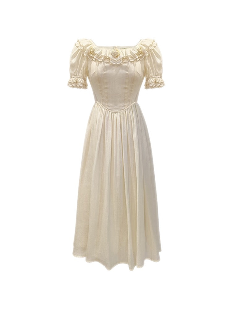 Aiertu  Lasira Light Academia Dress Aiertu