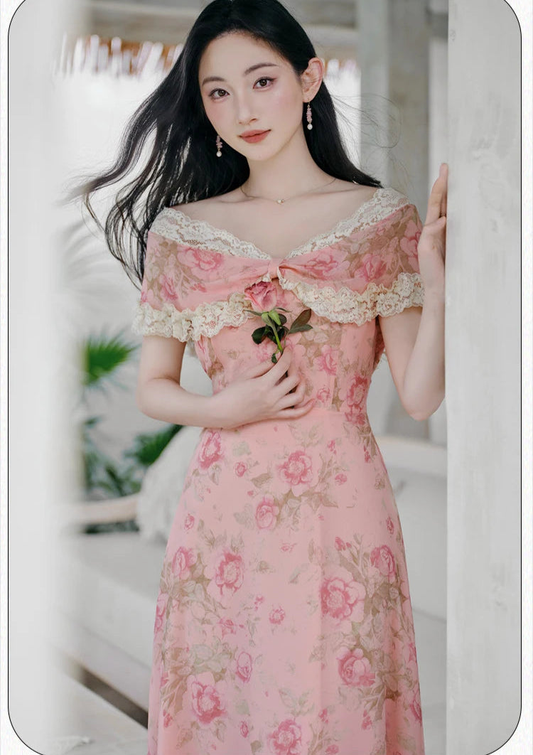Aiertu  Honey Rose Shabby Chic Princesscore Dress Aiertu