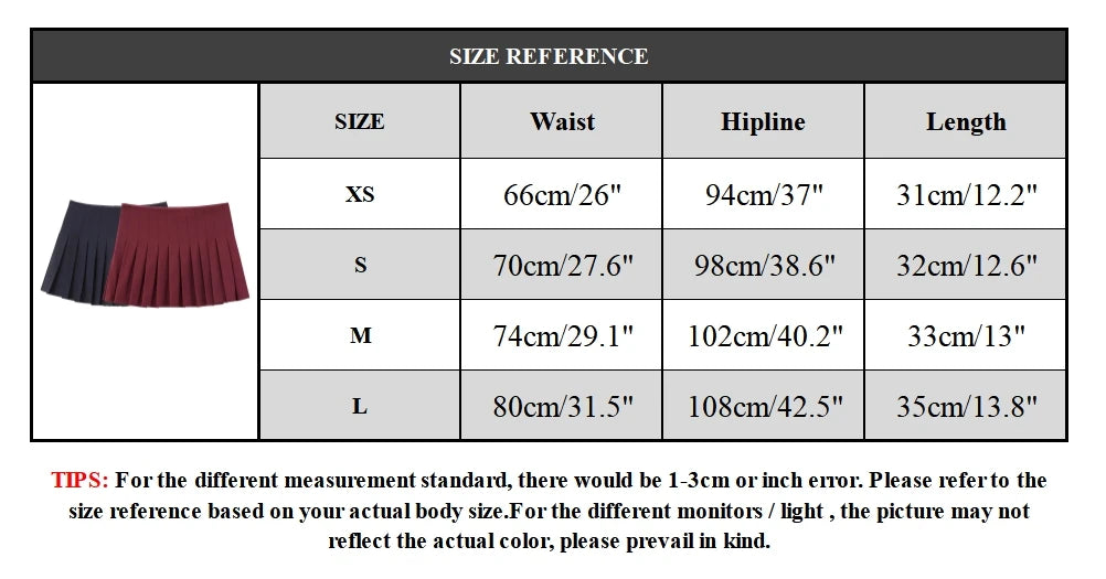 Aiertu  -  Women Fashion Solid Pleated Side Zipper A-Line Mini Skirt Shorts Vintage High Waist Female Chic Lady Shorts Aiertu