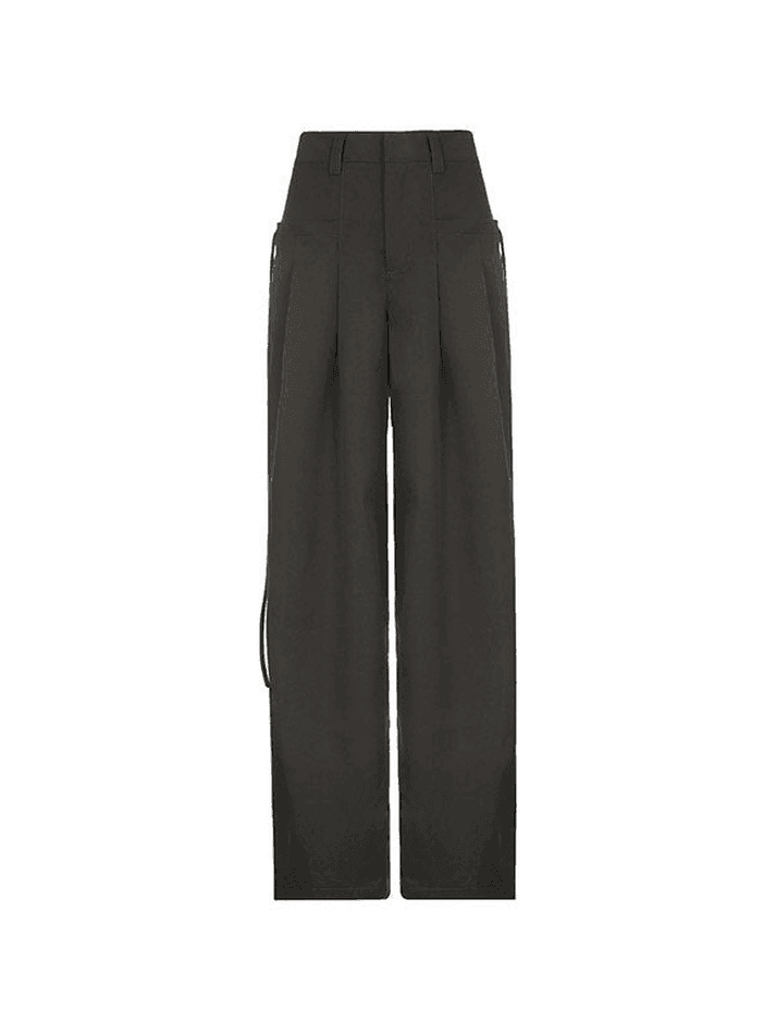 Aiertu  -Vintage Y2K Straight-Leg Pants aiertu