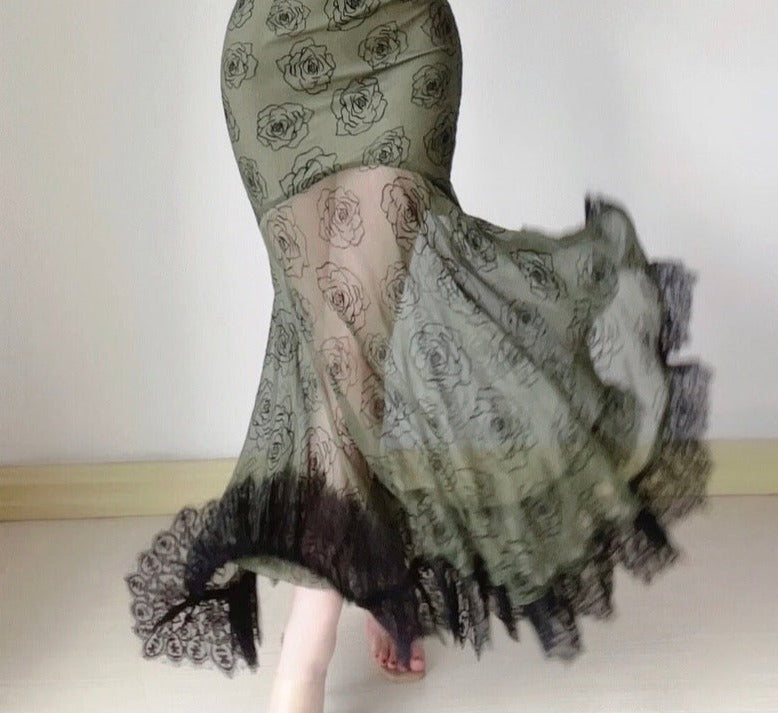 Aiertu  Windy Dance Whimsigoth Forest Fairy Dress Aiertu