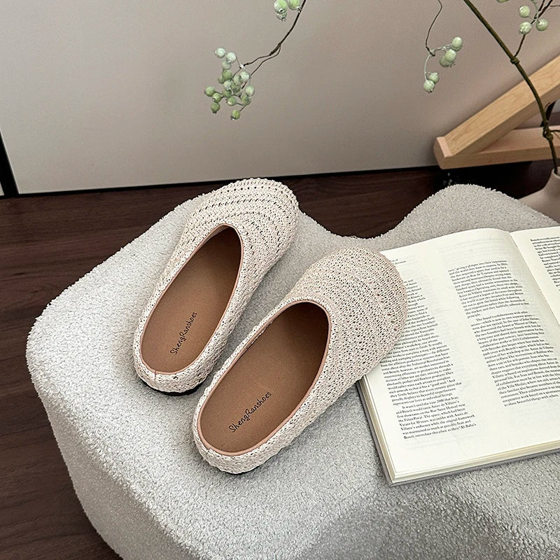 Aiertu  -  Summer Breathable Hollow Out Women Mules Slippers Fashion Slip On Singbacks Shoes Ladies Casual Dress Slides Aiertu