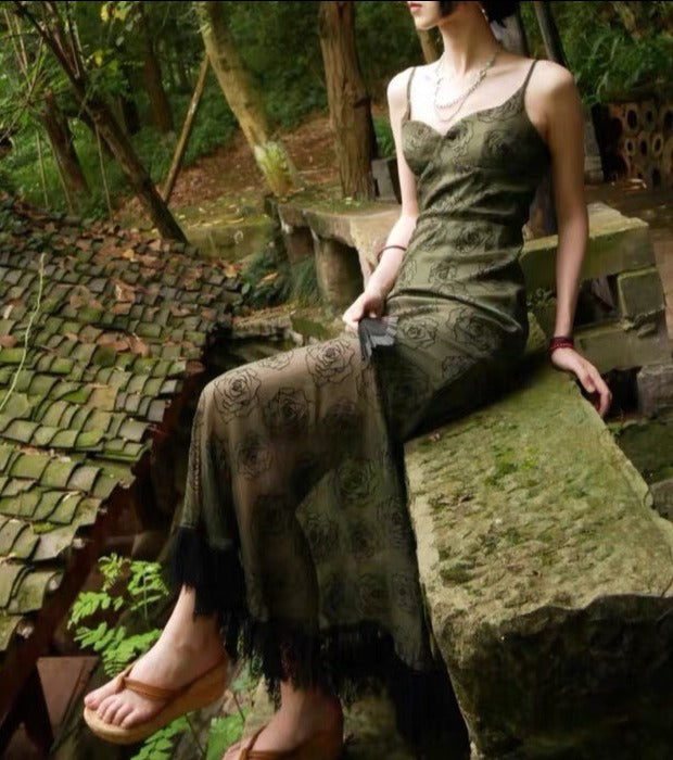 Aiertu  Windy Dance Whimsigoth Forest Fairy Dress Aiertu