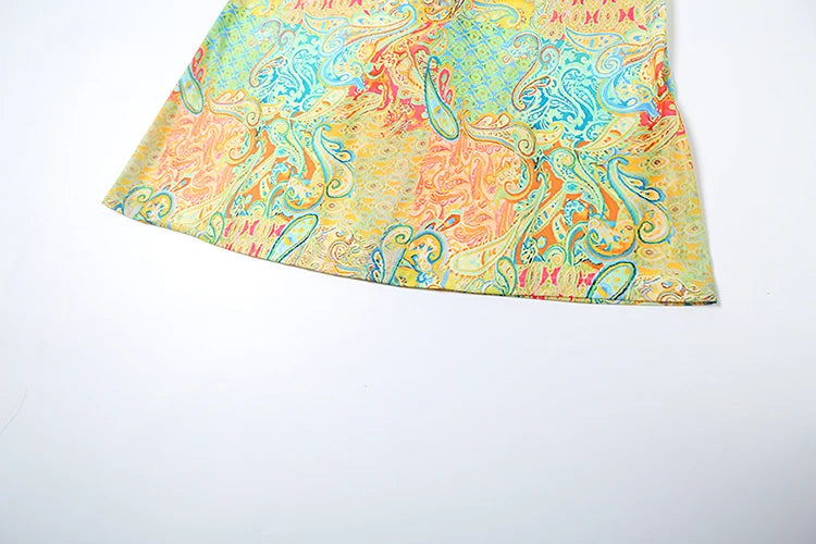 Aiertu  -  Aesthetic Women 3 Piece Set Summer New Printed Mini Camis+Underwear+Maxi Skirts Festival Holiday Mujer Fashion Outfits Aiertu
