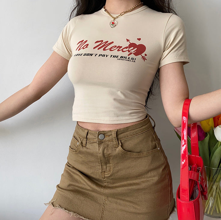 Aiertu - Edgy Gal Denim Skirt - new trend inspo - trashy outfits - dinner outfits Aiertu