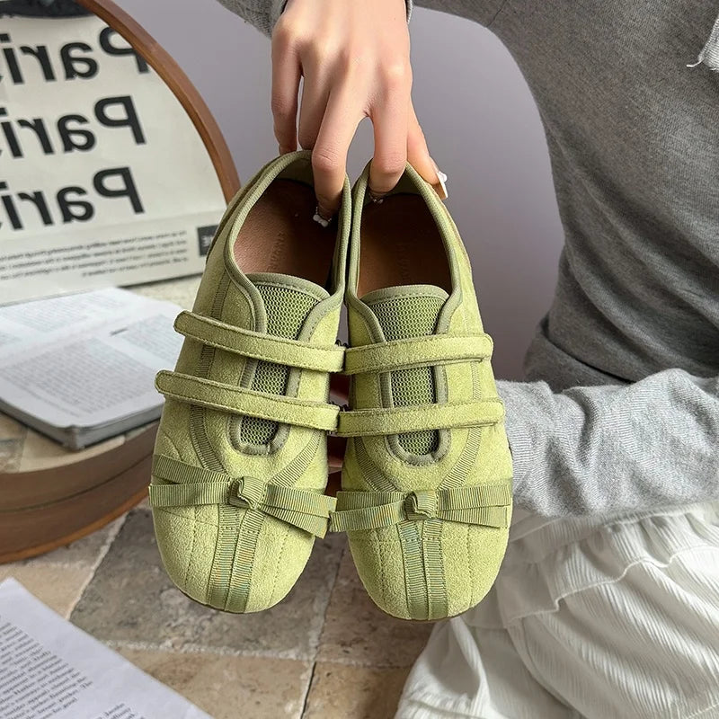 Aiertu  -  Summer Sneakers Bow Women Mary Jane Sports Shoes New Running Flats Casual Sandals 2026 Fashion Walking Comfort Women's Shoes Aiertu