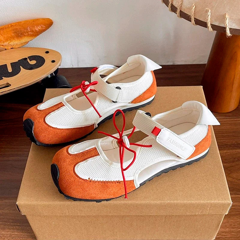 Aiertu  -  Women Shoes Sneakers Casual Flats Canvas Shoes Lace Up Summer Trend Dress Zapatos Mujer Breathable Shallow New Ladies Shoes Aiertu
