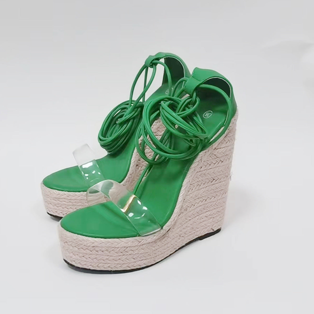 Aiertu  -  Sandals Straps Large Size Women's Low Shoes Suit Female Beige Increasing Height Summer Heels  Big Low-heeled Black Fashion Comfo Aiertu