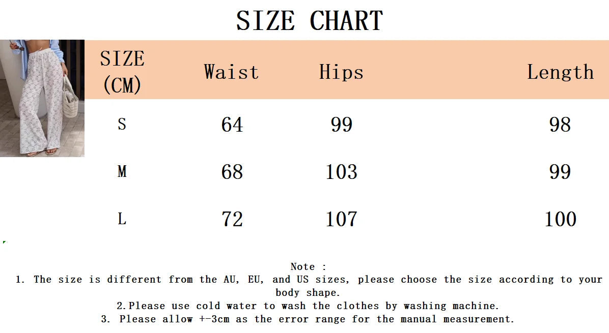 Aiertu  -  White Lace Jacquard Sheer Wide Leg Pant Women Drawstring High Waist Transparent Trouser Summer Sexy Casual Chic Bohemian Trouser Aiertu