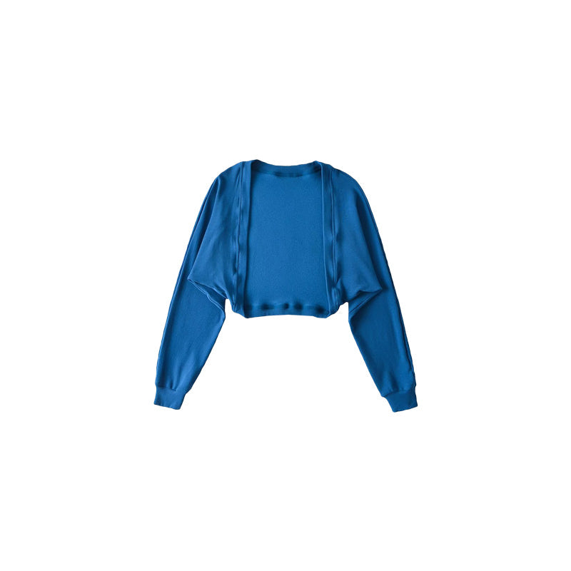Aiertu Solid Color Cardigan Sweatshirt Aiertu