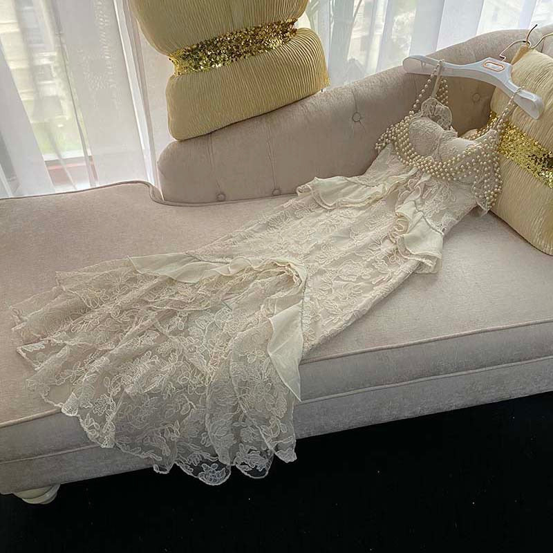 Aiertu  Baroque Pearl Royalcore Statement Dress Aiertu