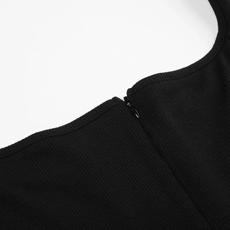 Aiertu  Sporty Activewear Basic Solid Playsuits Sexy Slim Square Collar Short Sleeve Rompers Women Summer Fashion Streetwear Aiertu