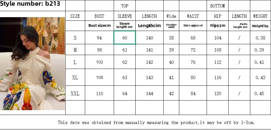 Aiertu  -  Elegant Fashion Long Printed Dress Cross Neck Shoulder Bared Cotton Maxi Gown for Women Crossbody Casual Comfortable Skirt Aiertu