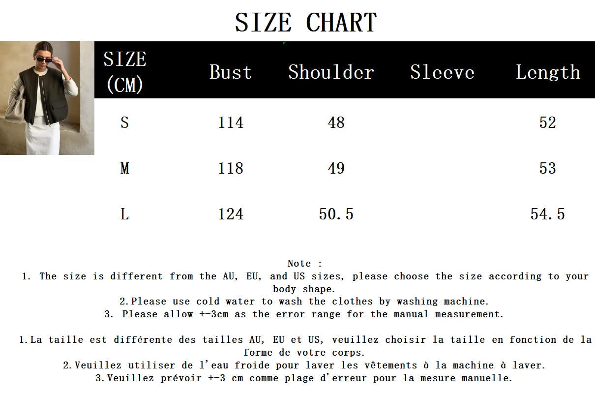 Aiertu  -  Winter New Vintage Solid Vest Jacket Women Round Neck Zipper Cardigan Waistcoat Streetwear Fashion Sleeveless Outerwear Aiertu
