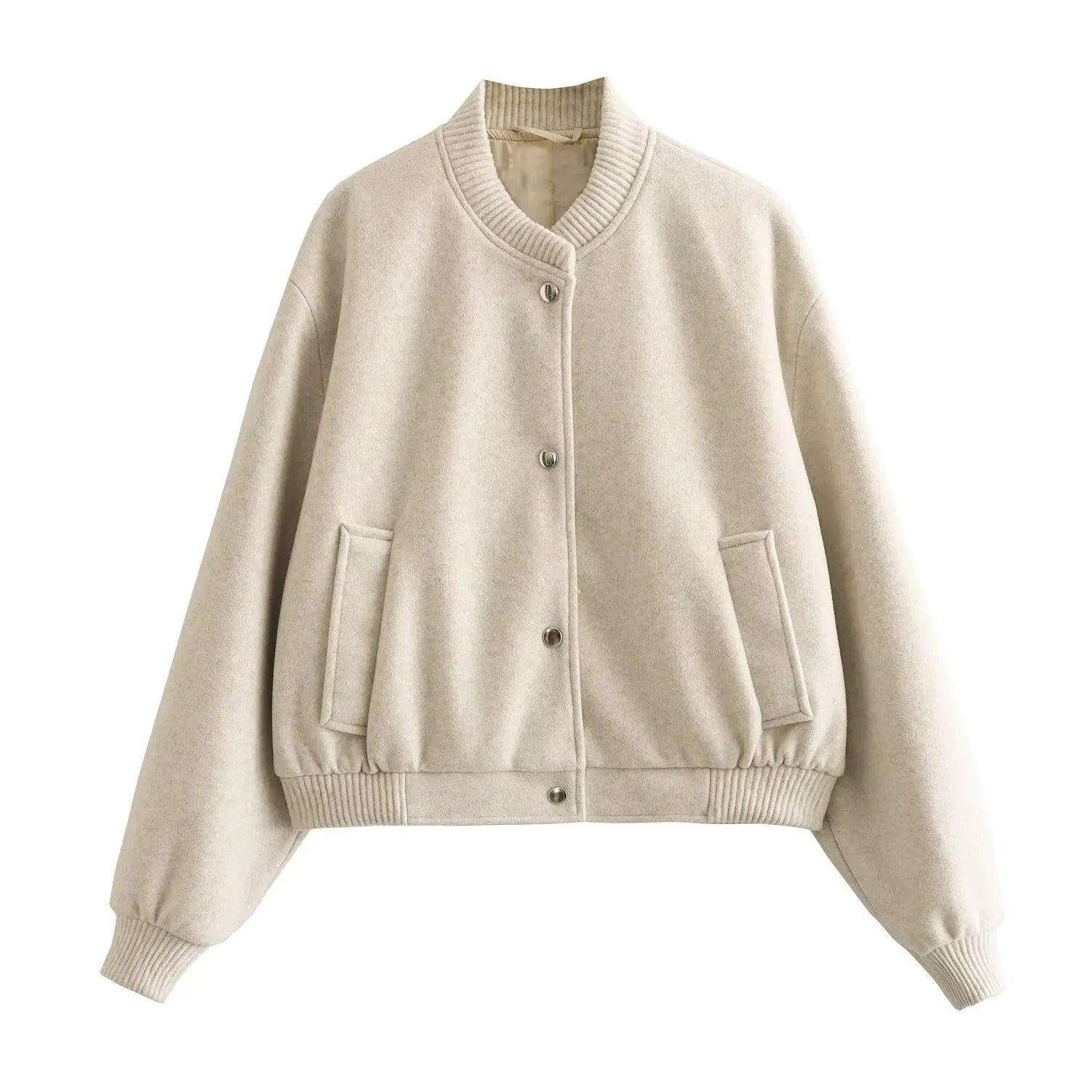 Aiertu  -  European and American style fashion all-match soft pilot jacket coat women's early autumn new high-end loose casual baseball uni Aiertu