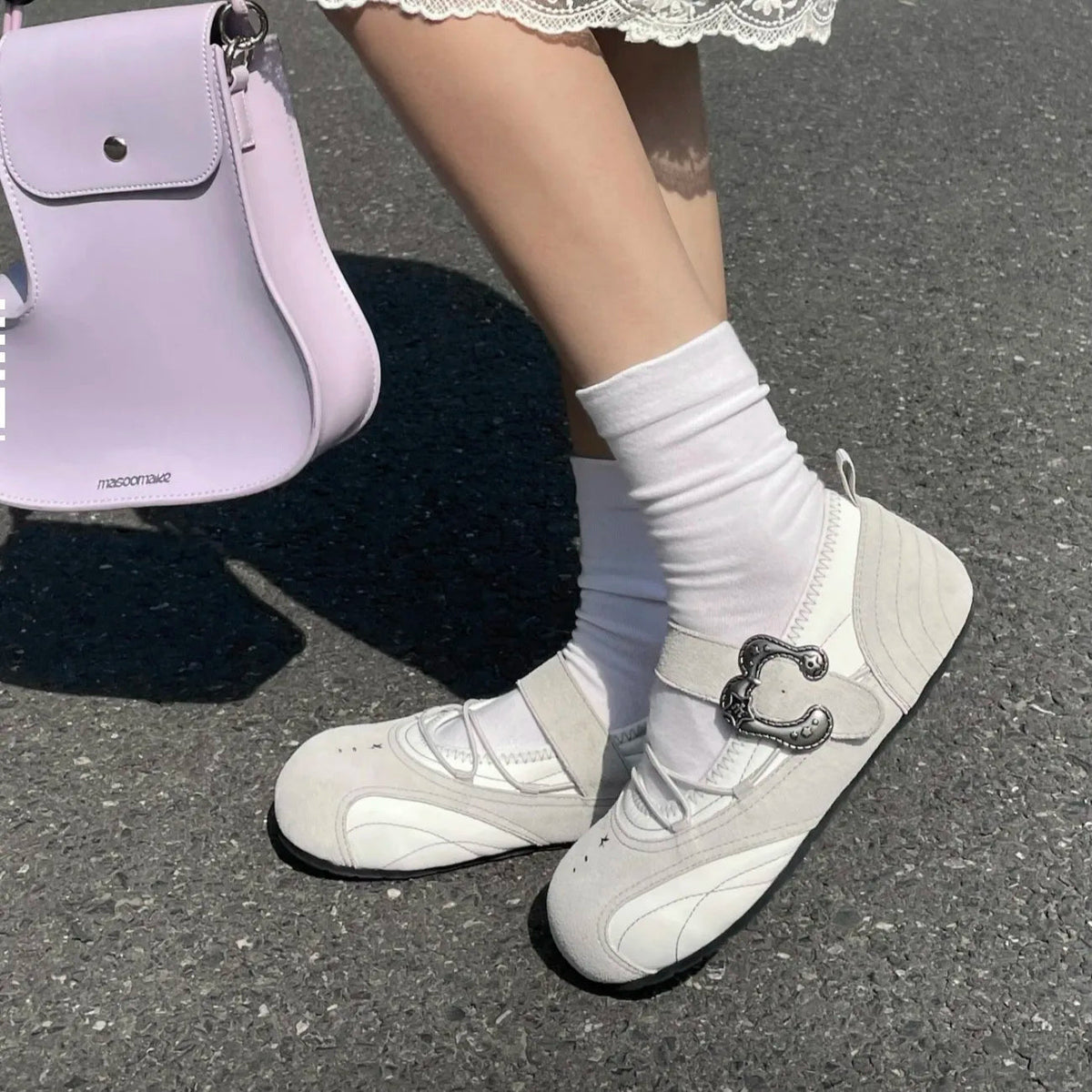 Aiertu  -   New Women Flat Marie Janes Shoes Designer Sandals Casual Loafers Woman SneakersSummer Shallow Trend Dress Sandalias Mujer Aiertu