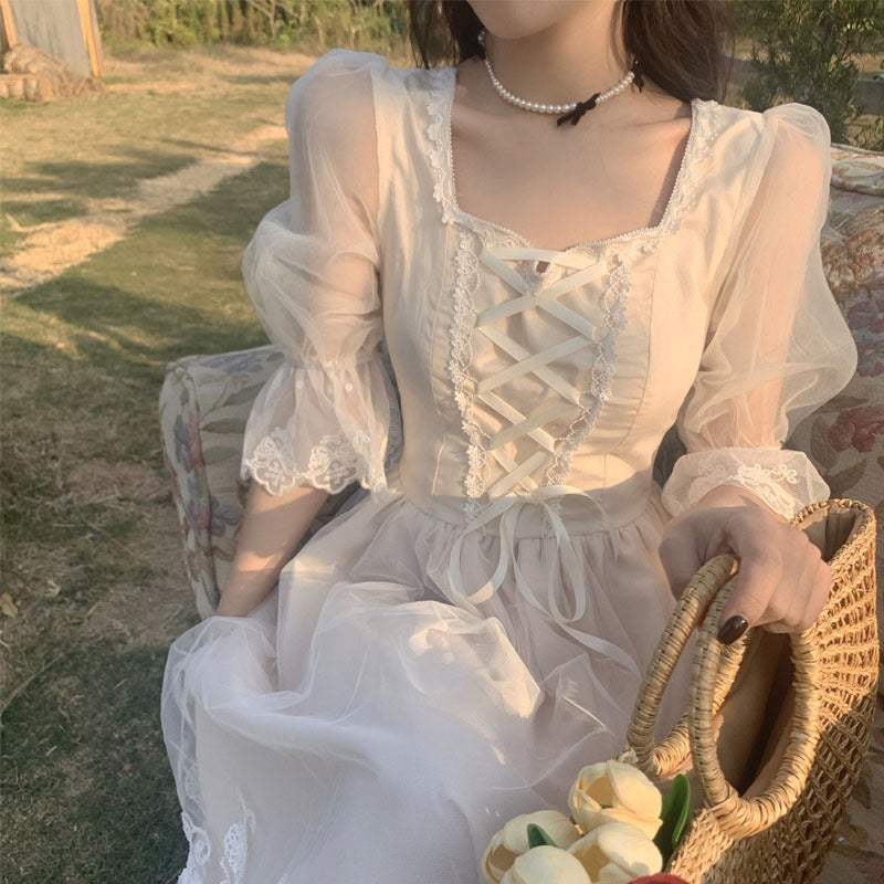 Aiertu - First Love Cottage Dress Aiertu
