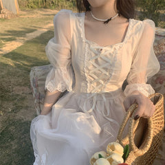 Aiertu - First Love Cottage Dress Aiertu