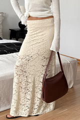 Aiertu  -Sexy Lace Straight Solid Color Bottoms aiertu
