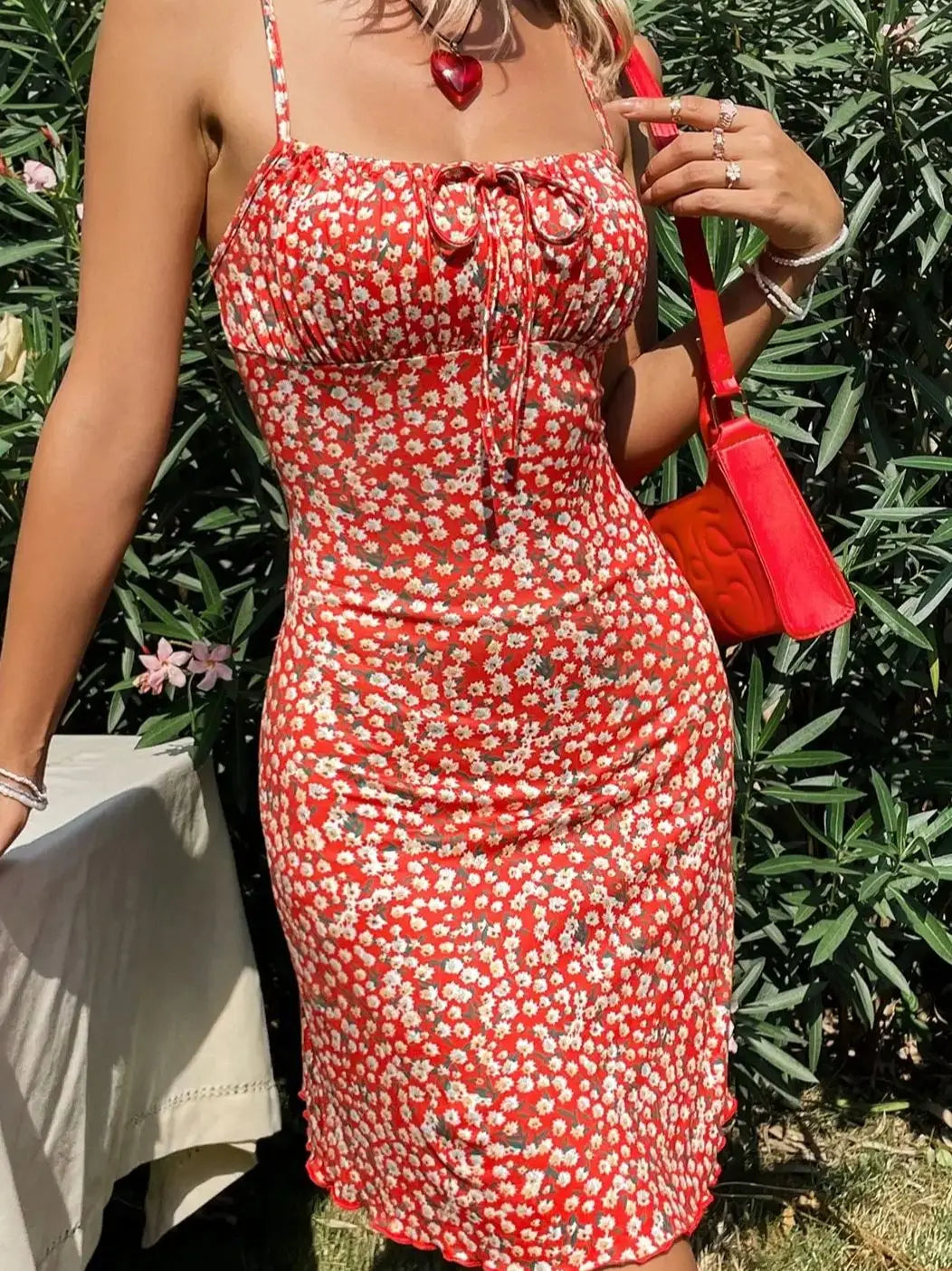 Aiertu  -  Women Sexy A-line Off The Shoulder Printing Flowers Mini Dresses Fashion Sling Square Bodycon Short Robes 2025 New Holiday Wear Aiertu