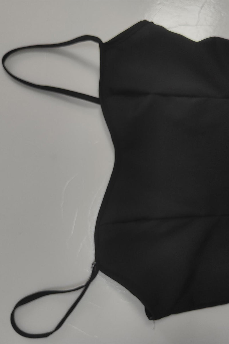 Aiertu  -  Sexy Colorblock Patchwork Backless Contrast V Neck Long Dresses Aiertu
