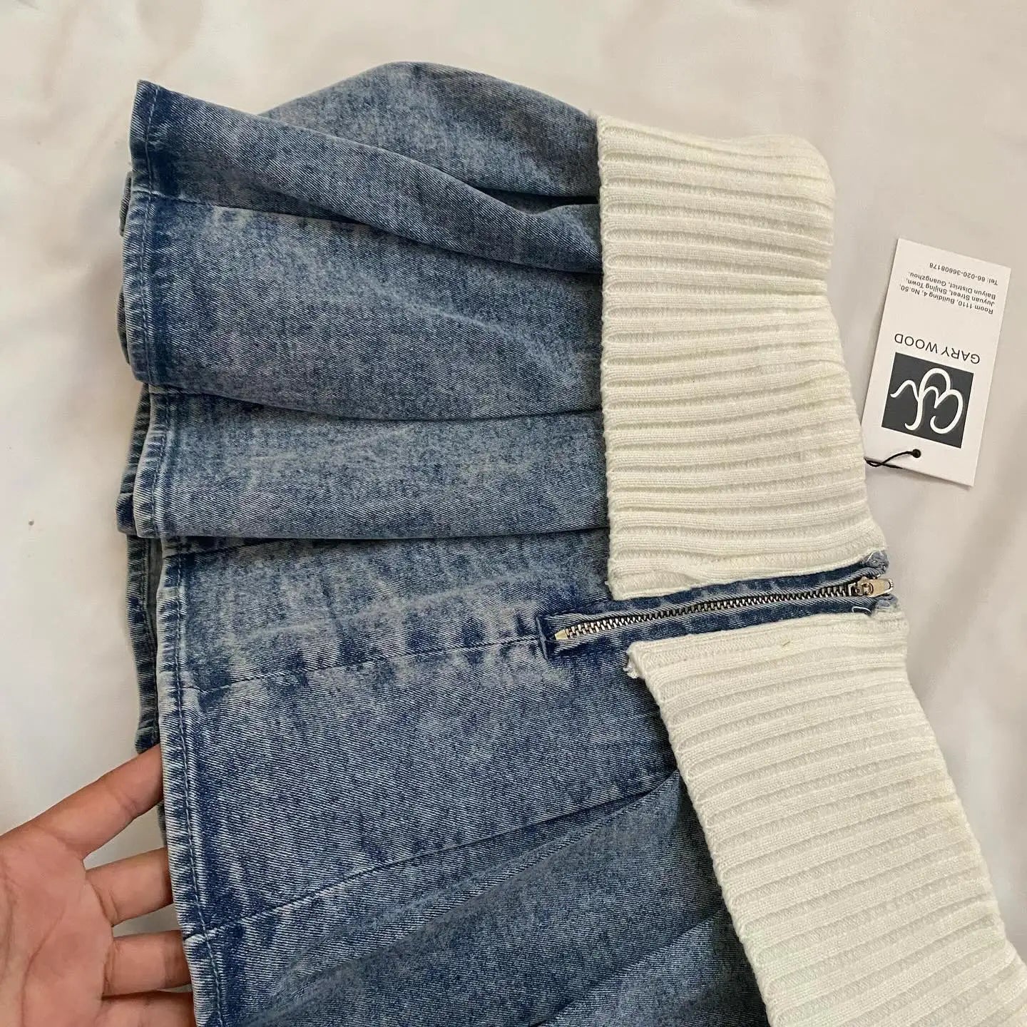 Aiertu  -  Y2K Retro Cotton Edge Denim Short Skirt Women Harajuku Fashion Low Waist Mini Skirt Autumn and Winter Sexy Hottie Slim Hip Skirt Aiertu