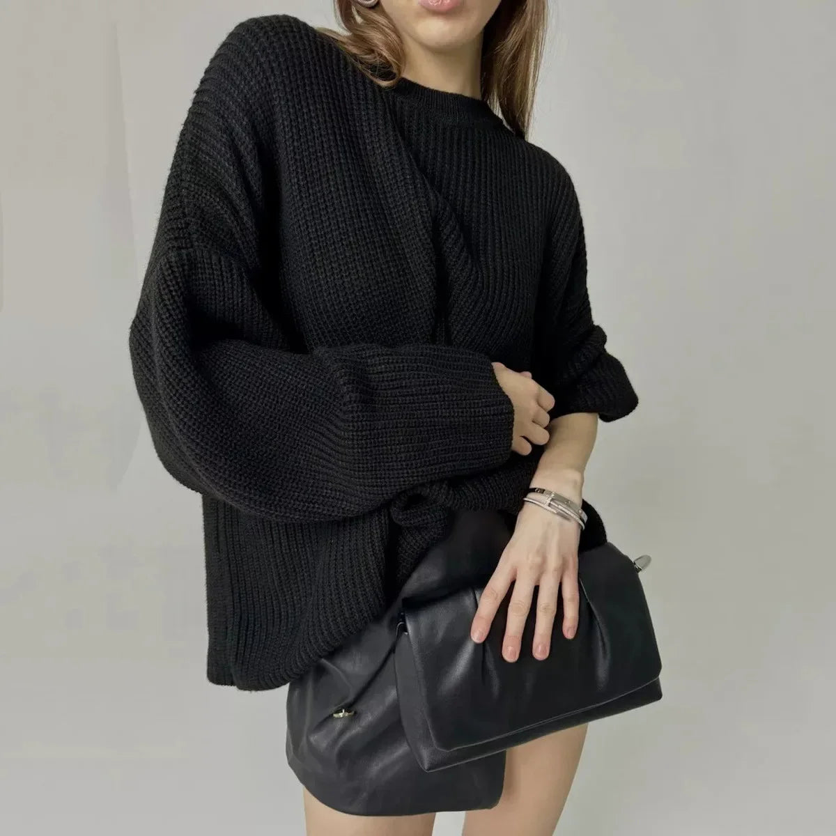 Aiertu  -  Autumn and Winter Sweater Women Loose Oversized Sweater Aiertu