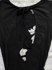 Aiertu  -  Y2k Aesthetic Vintage Flower Printing T-shirt 2025 Summer Backless Bandage Streetwear Tops Harajuku Sexy grunge Fairy Tshirts Aiertu
