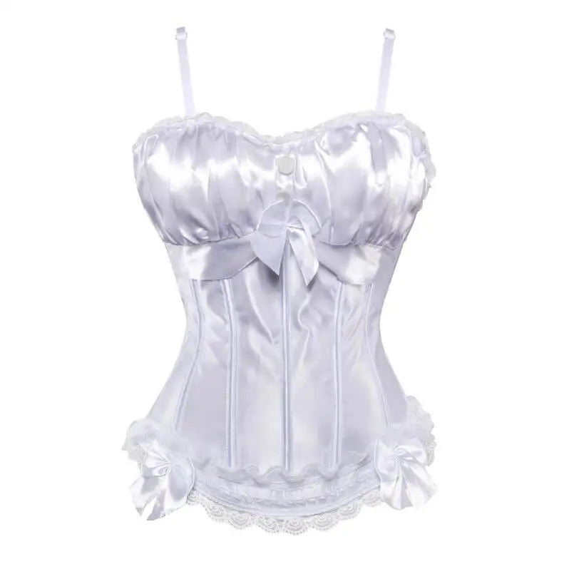 Aiertu  -   party look snspos Black Victorian Corset Dresses Burlesque Corsets Bustiers with Tutu Skirt Lace Up Strap Corset Lingerie for Women Clubwear Aiertu