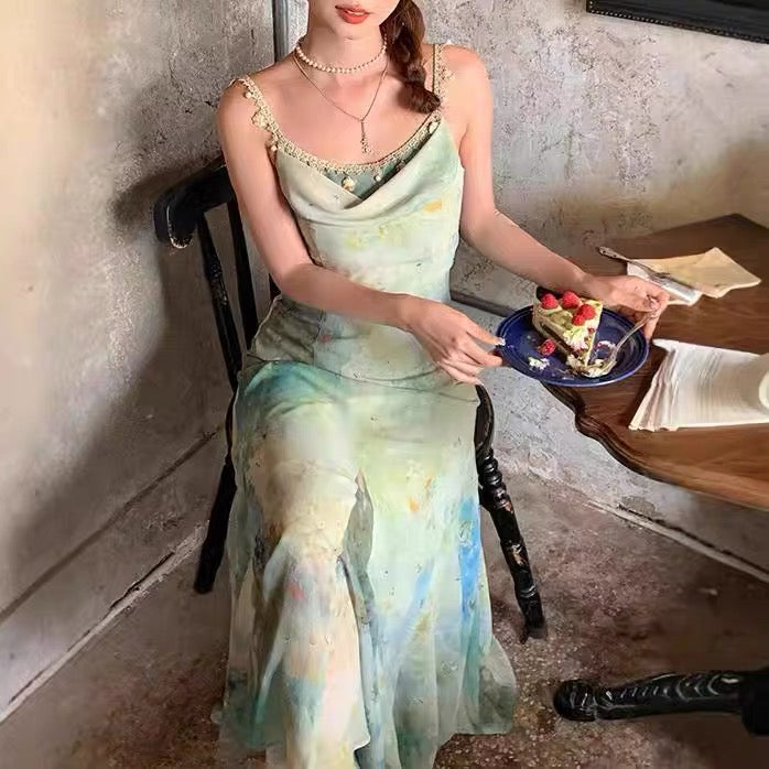 Aiertu  Sea Siren Ethereal Essence Style Dress Aiertu