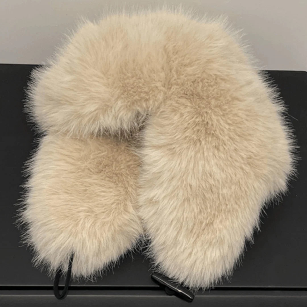 Aiertu  -  Thick Furry Faux Fur Hats For Women Men Winter Outdoor Keep Warm Earflap Ski Hat Girl Corner Buckle Windproof Russian Bomber Cap Aiertu