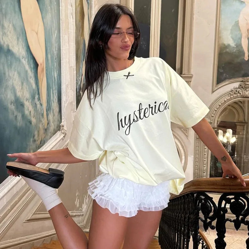 Aiertu  -  Women Fashion Party Club Mesh Solid Color Black Ruffled Frilly Shorts Pants Low Waist Bottoms 2025 Female Summer Clothes Aiertu