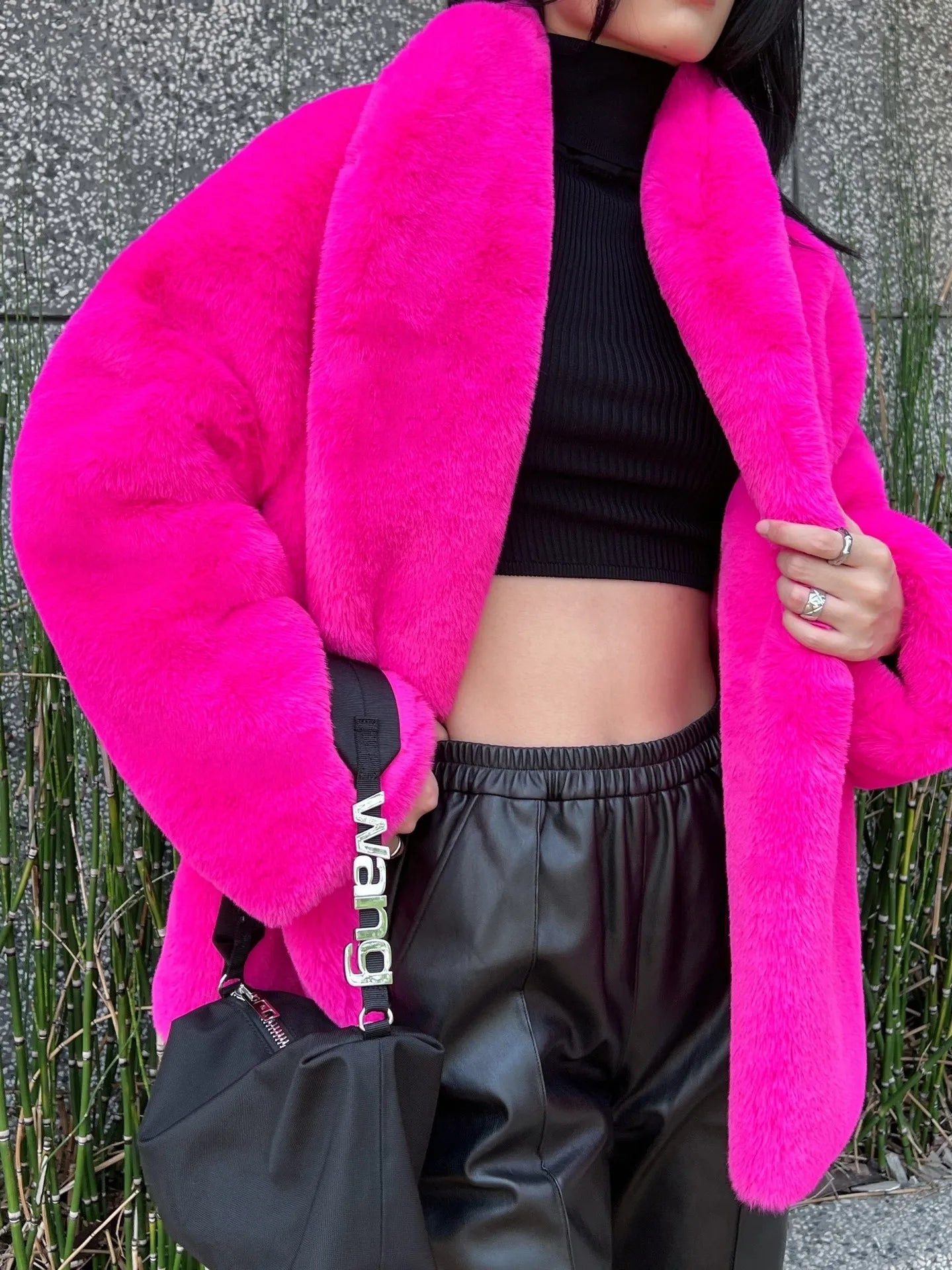 Aiertu  -  Winter Coats for Women Luxury Faux Fur Coat Women Vintage Fluffy Jacket Chic Loose Fur Coats Outerwears Puffer Jacket Women Aiertu