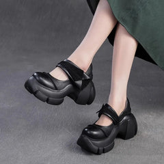 Aiertu  -  New High Heel Women's Sandals Lace-up Platform Shoes Casual Fashion Women's Shoes High Heels Mary Jane Shoes Aiertu