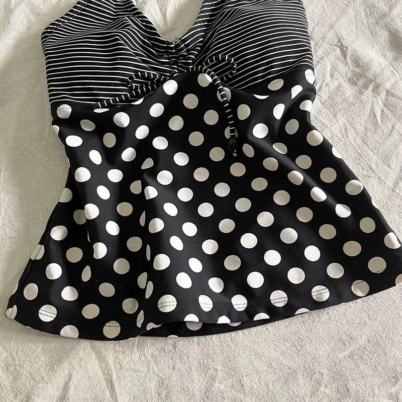 Aiertu  -  Aesthetic Crop Top 2000s Women T shirt Kawaii Harajuku Slim Caims Sling Punk Streetwear Polka Dot Vintage Graphic Tank Tops Y2k Aiertu