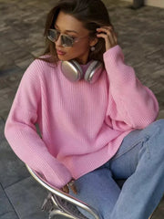 Aiertu  -  Autumn and Winter Sweater Women Loose Oversized Sweater Aiertu