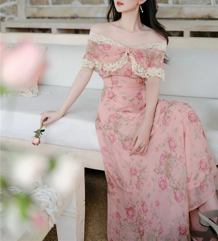 Aiertu  Honey Rose Shabby Chic Princesscore Dress Aiertu