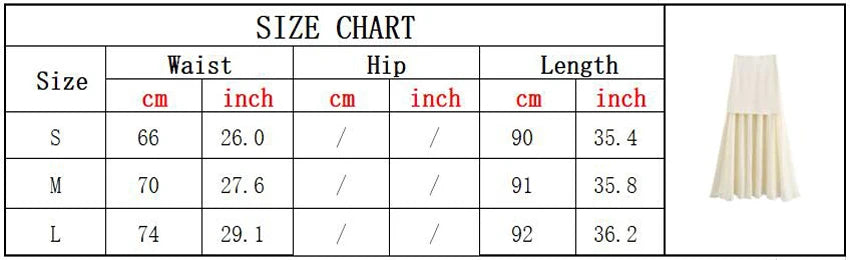 Aiertu  -  Women Summer Pleated Skirts Fashion Solid Splicing High Waist Mid-Calf Female Elegant Street MIDI Skirt Clothing Aiertu